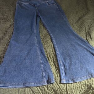 Halara Flex Crossover Flared Pull On Jeans